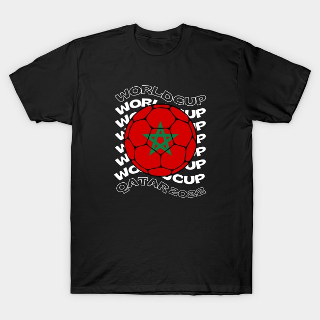 Morocco World Cup T-Shirt by footballomatic